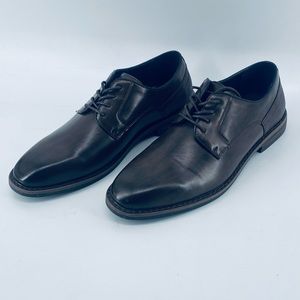Nine West Divakar Oxford Brown Lace Up Almond Toe Dress Shoe Men's Size 9 NEW